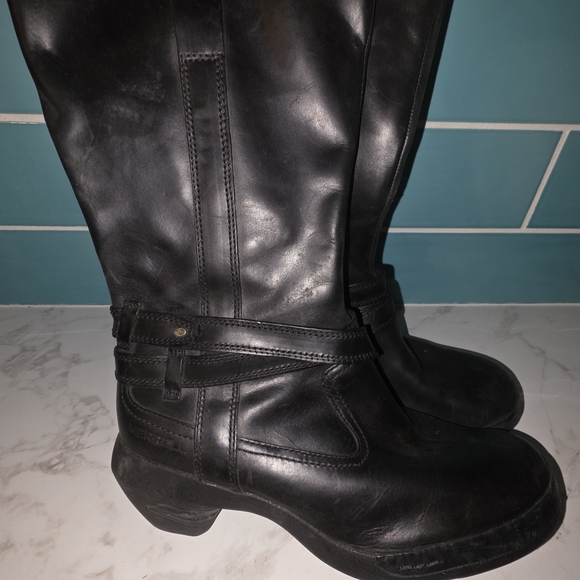 MERRELL'S Women's Black Leather Boots - Picture 3 of 11